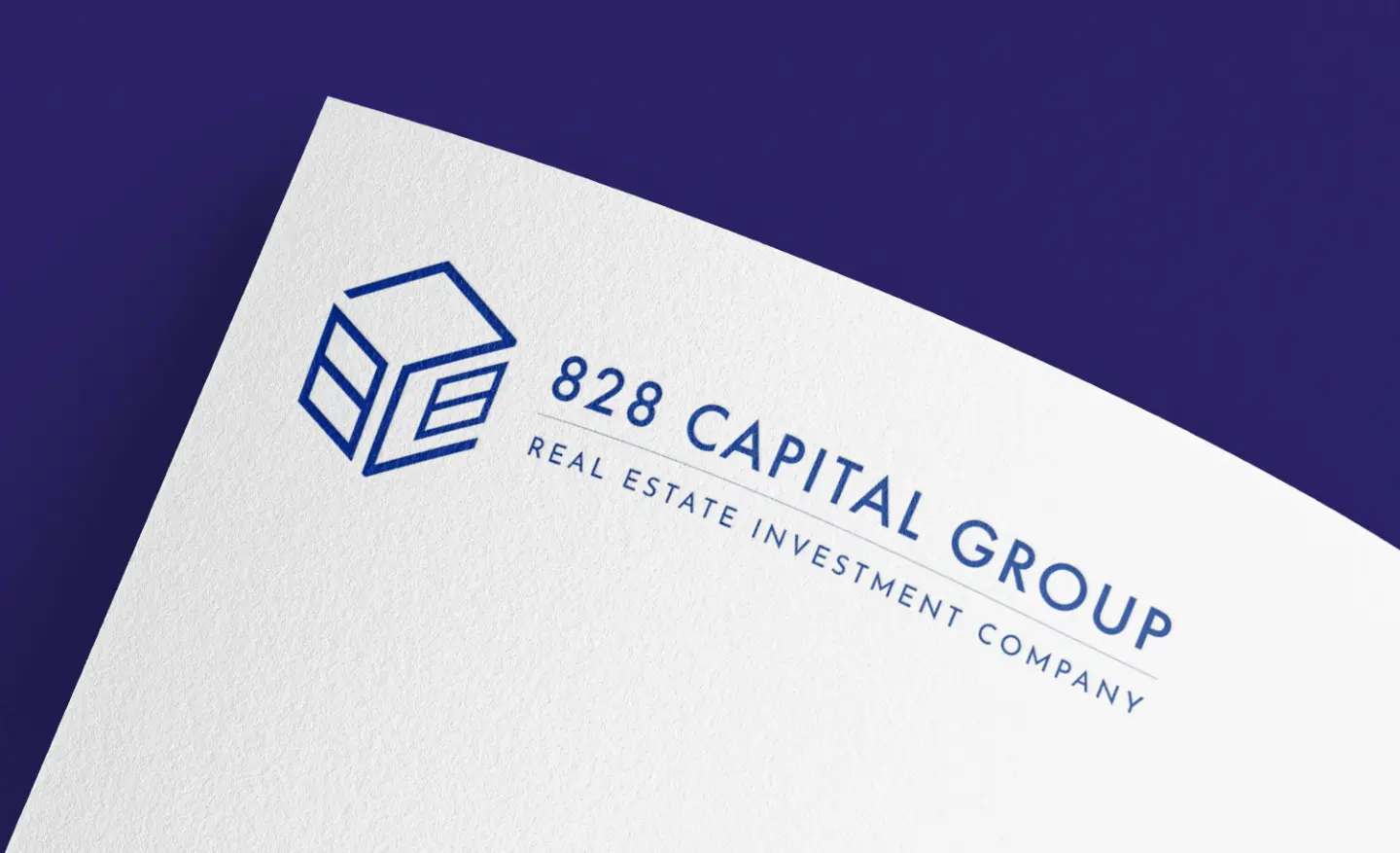 828 logo mockup