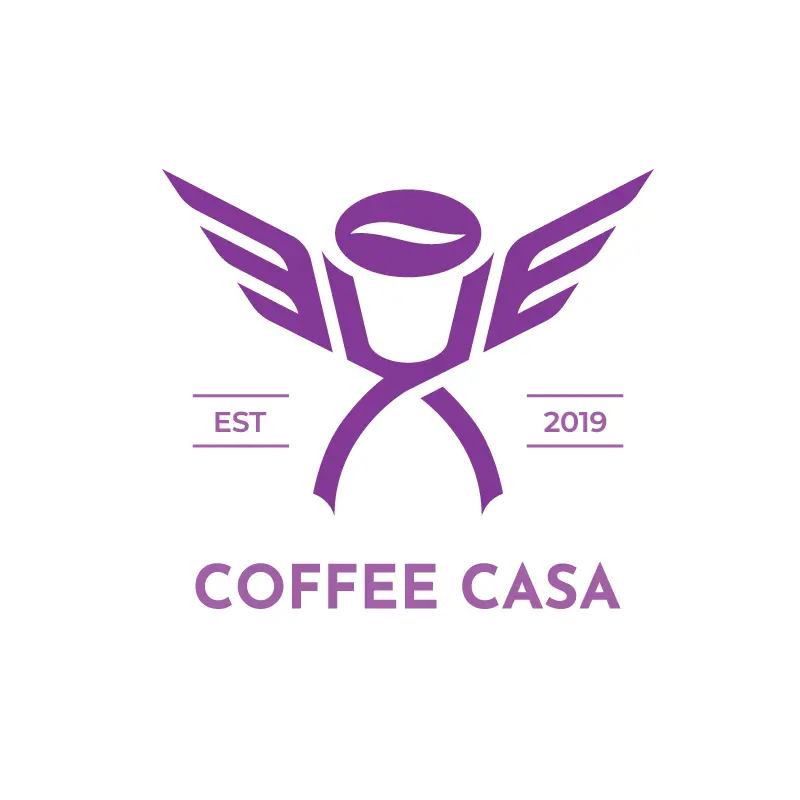 Coffee Casa logo white background